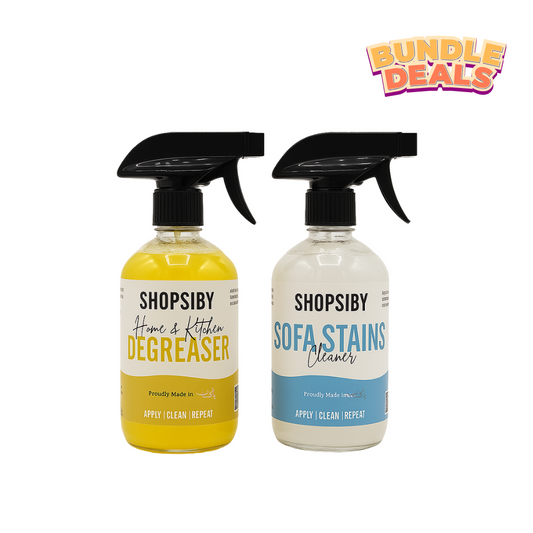 Valuable Combo - Home & Kitchen Degreaser + Sofa Stains Cleaner