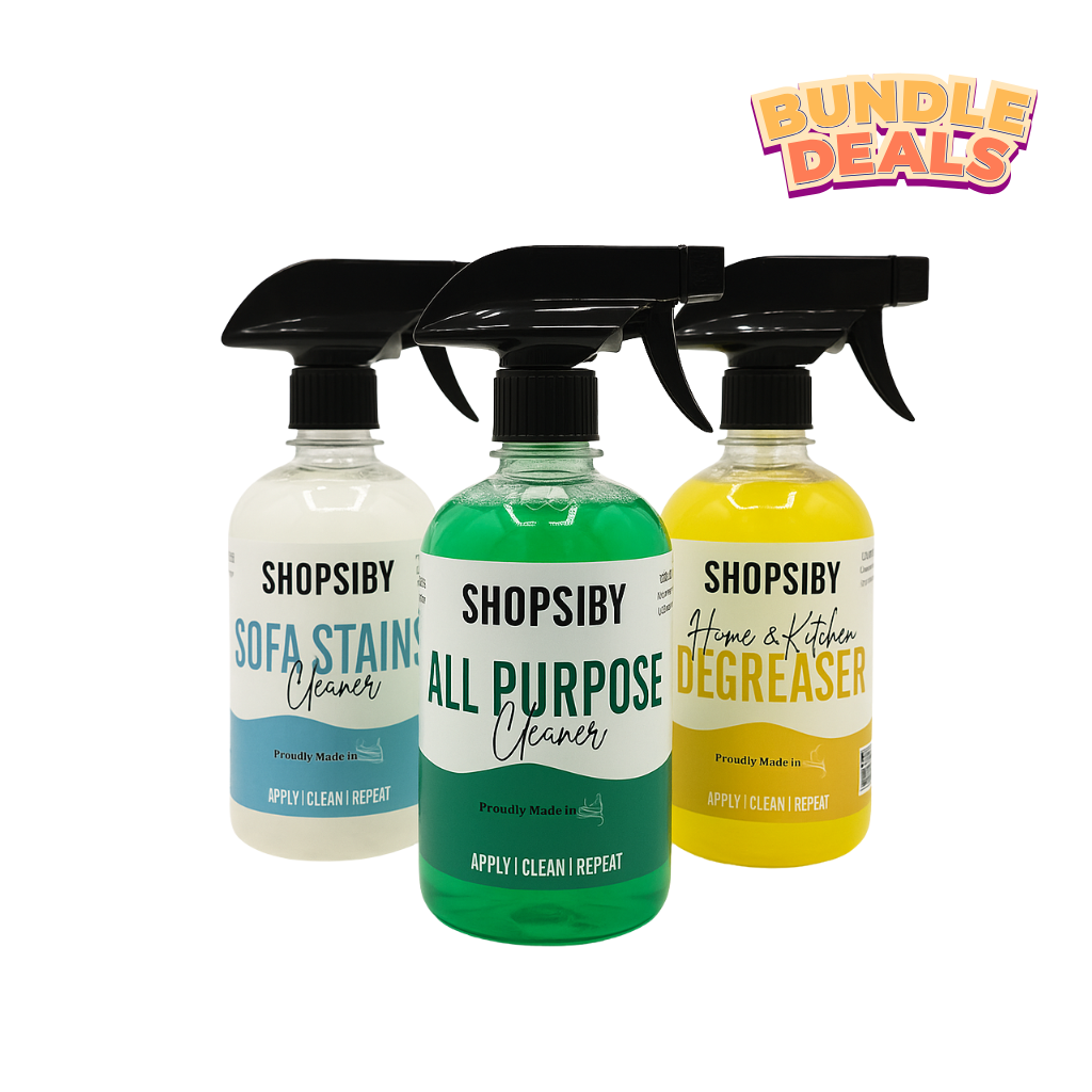 All Purpose Cleaner + Sofa Stains Cleaner + Home & Kitchen Degreaser