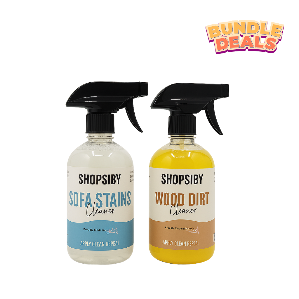 Furniture Combo - Sofa Stains Cleaner+ Wood Dirt Cleaner