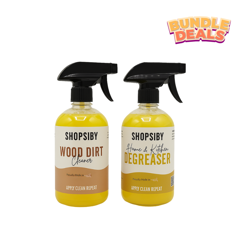 Ultimate Combo - Home & Kitchen Degreaser + Wood Dirt Cleaner